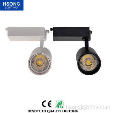 อลูมิเนียม Cob 30W LED LED Dimmable Track Light